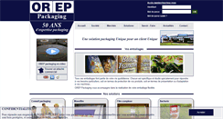 Desktop Screenshot of orep-packaging.fr